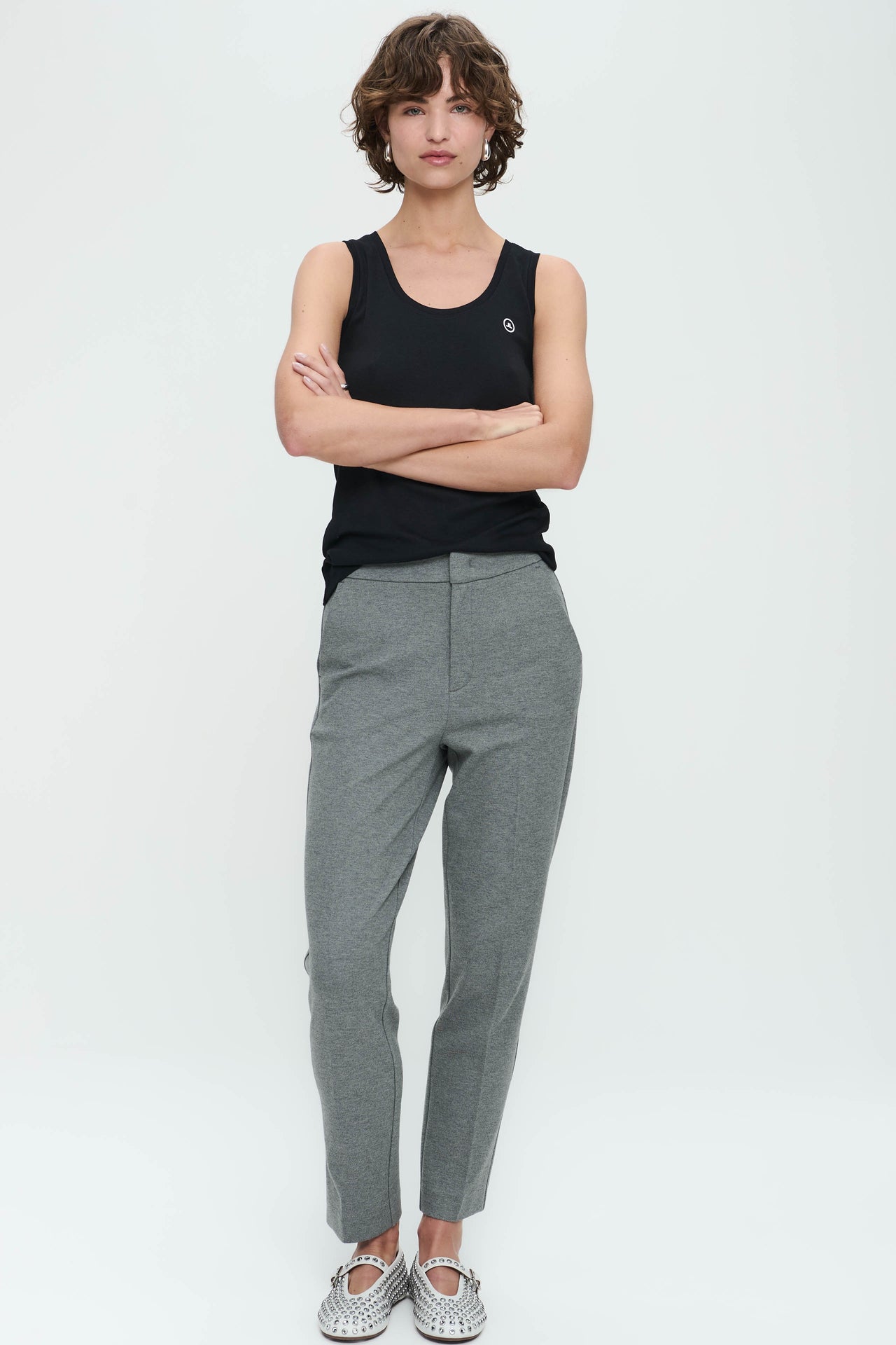 Olga Terry jersey Pants Olga Terry jersey Pants | Grey Melange