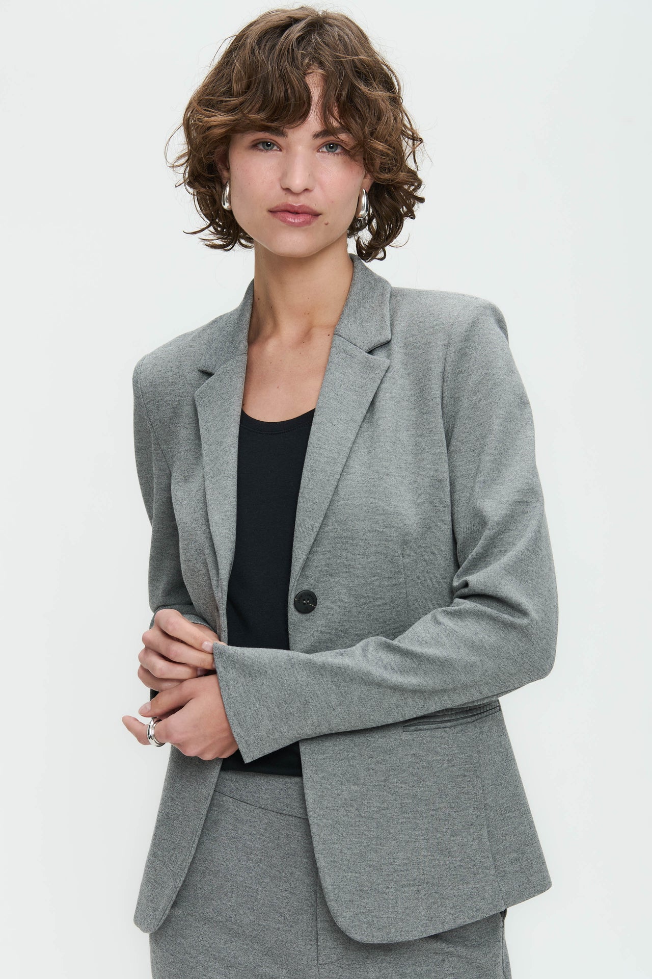 Tom Terry jersey Blazer Tom Terry jersey Blazer | Grey Melange
