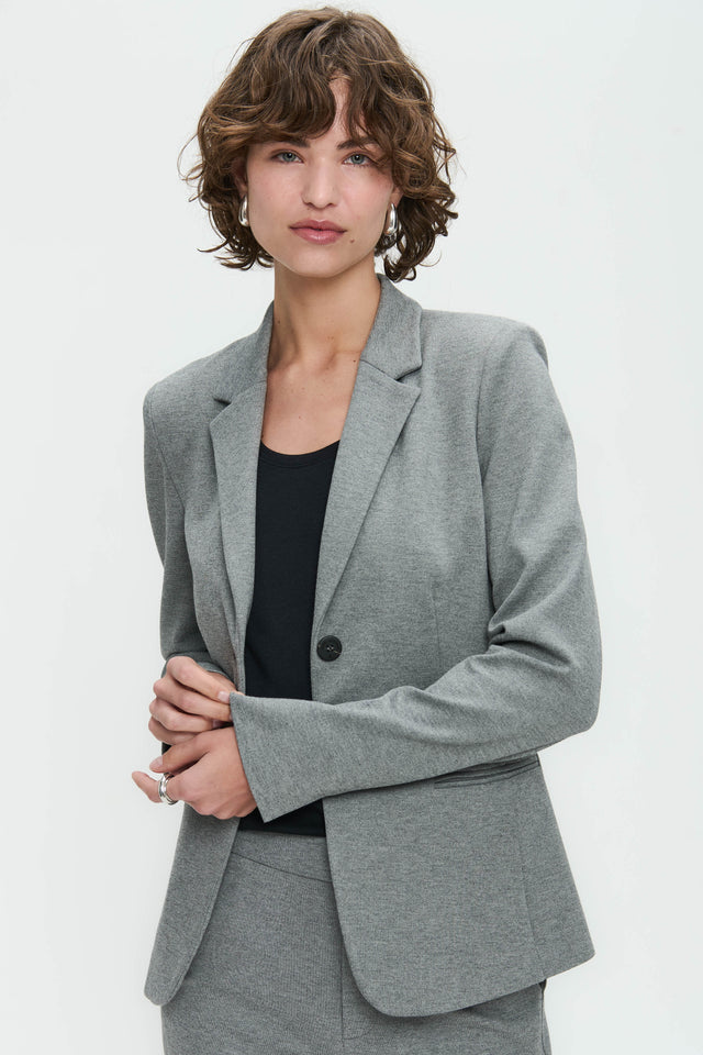 Tom Terry jersey Blazer Tom Terry jersey Blazer | Grey Melange