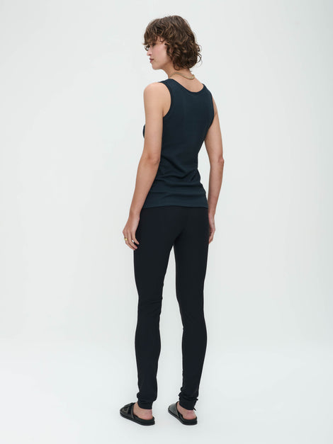 Top strappato facile da indossare Cotone organico | Blu