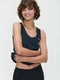 Top strappato facile da indossare Cotone organico | Blu