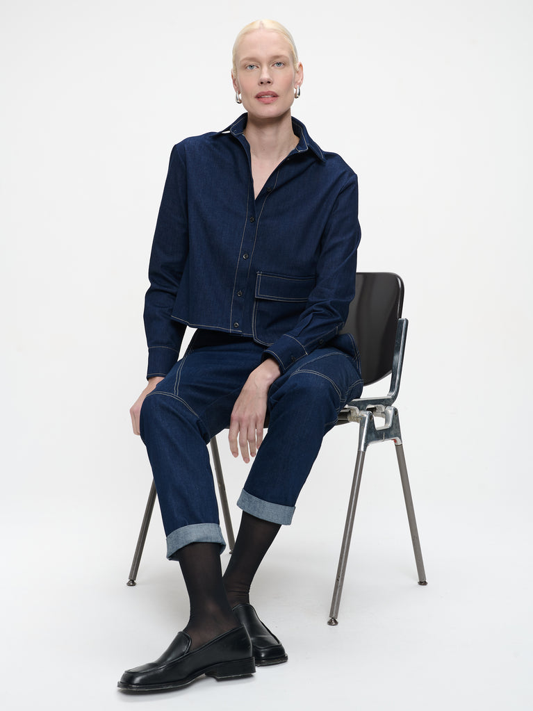 Anda denim pants | Blue denim