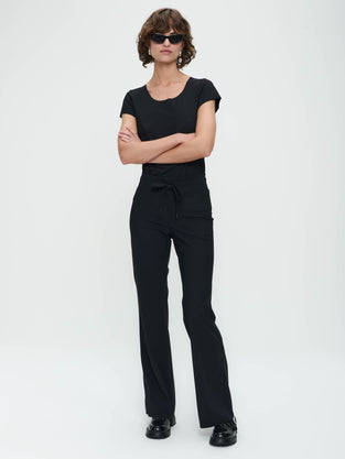 T-shirt Sara easy wear Maglia Tecnica | Nero