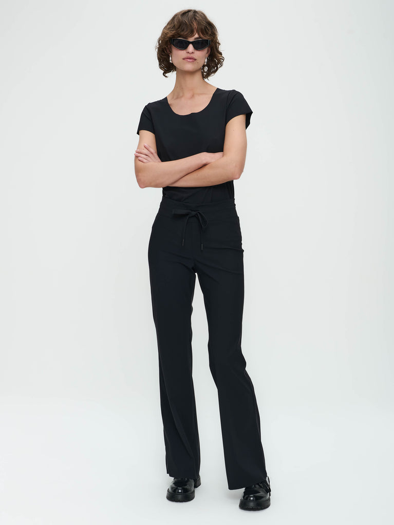 T-shirt Sara easy wear Maglia Tecnica | Nero