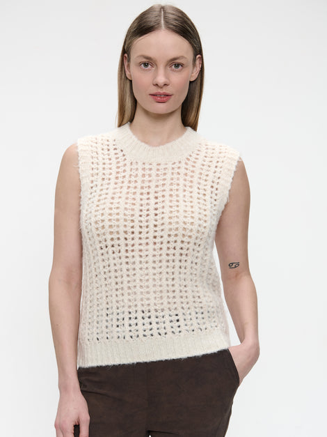 Shiny Vest 1008 | Off White