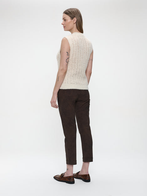 Timelia pants technical jersey | Brown