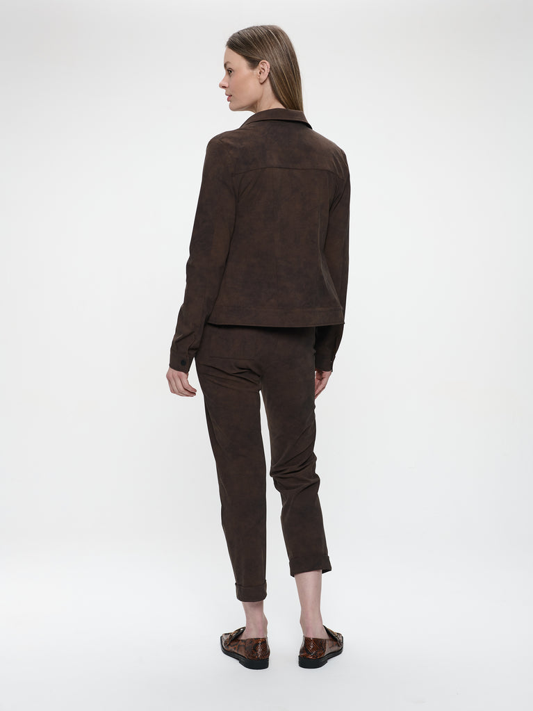 Riva jacket technical jersey | Brown