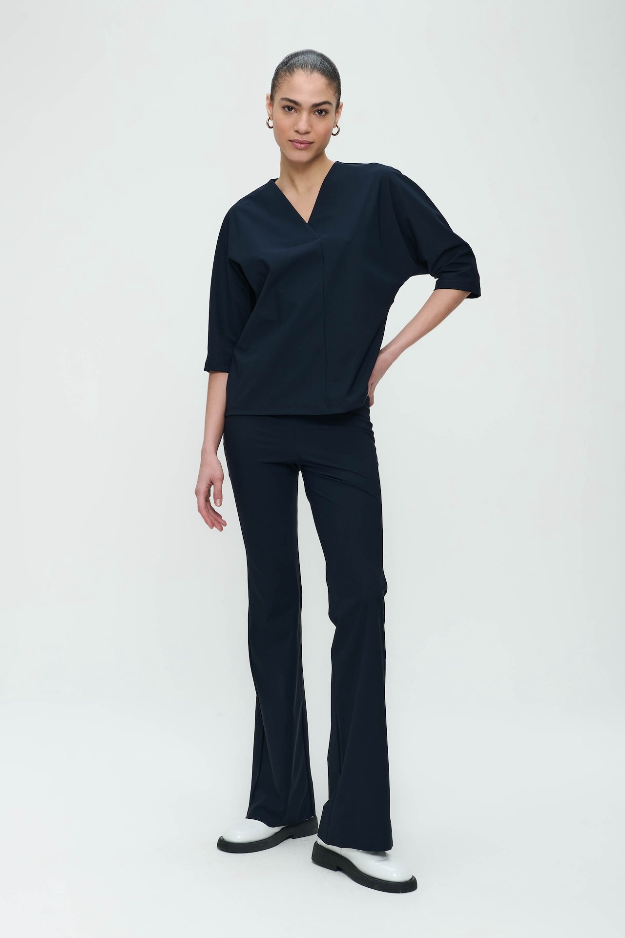 Pantaloni Eliya easy wear flair Maglia tecnica Pantaloni Eliya easy wear flair Maglia tecnica | Blu