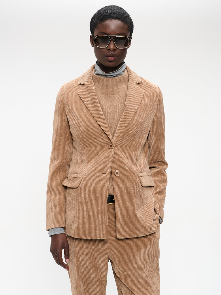 Velvet jeans blazer | Ohra