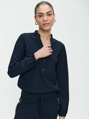 Blusa Bella Maglia Tecnica | Blu