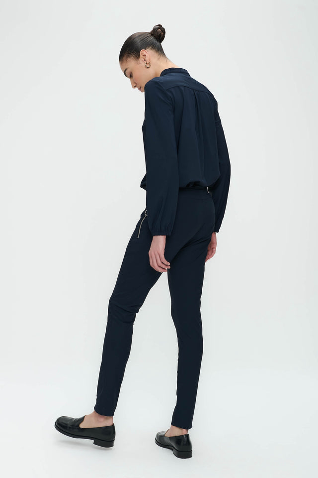 Pantaloni Anna - Maglia tecnica skinny fit Pantaloni Anna - Maglia tecnica skinny fit | Blu