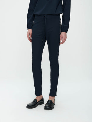 Pantaloni Anna - Maglia tecnica skinny fit | Blu