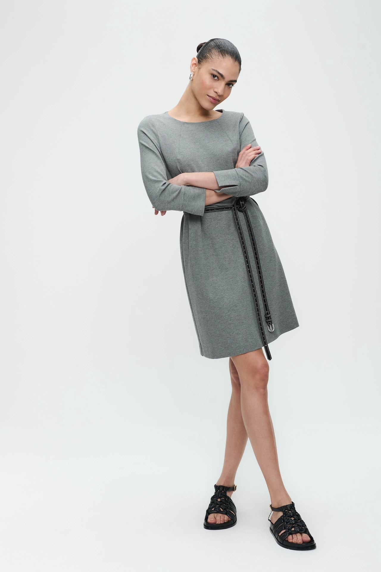 Joan Terry jersey Dress Joan Terry jersey Dress | Grey Melange