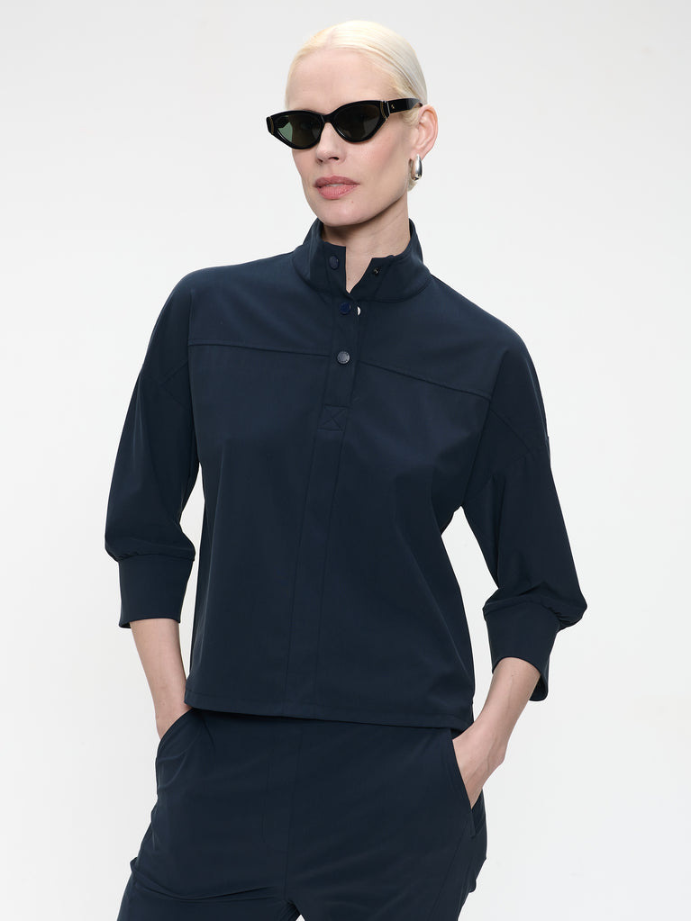 Angelika top technical jersey | Blue