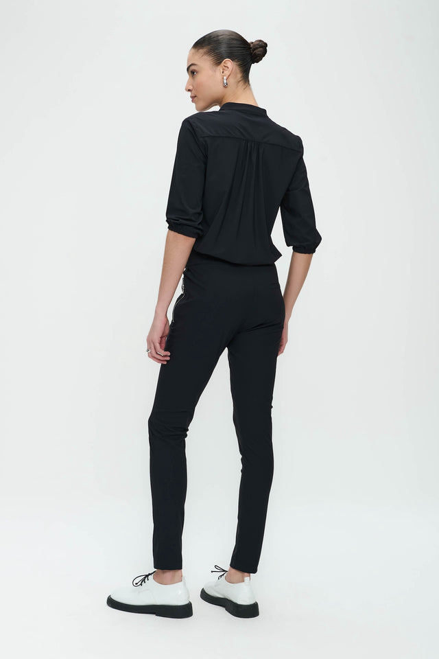 Pantaloni Anna - Maglia tecnica skinny fit Pantaloni Anna - Maglia tecnica skinny fit | Nero