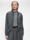 Sharon viscose jacket | Dark Grey