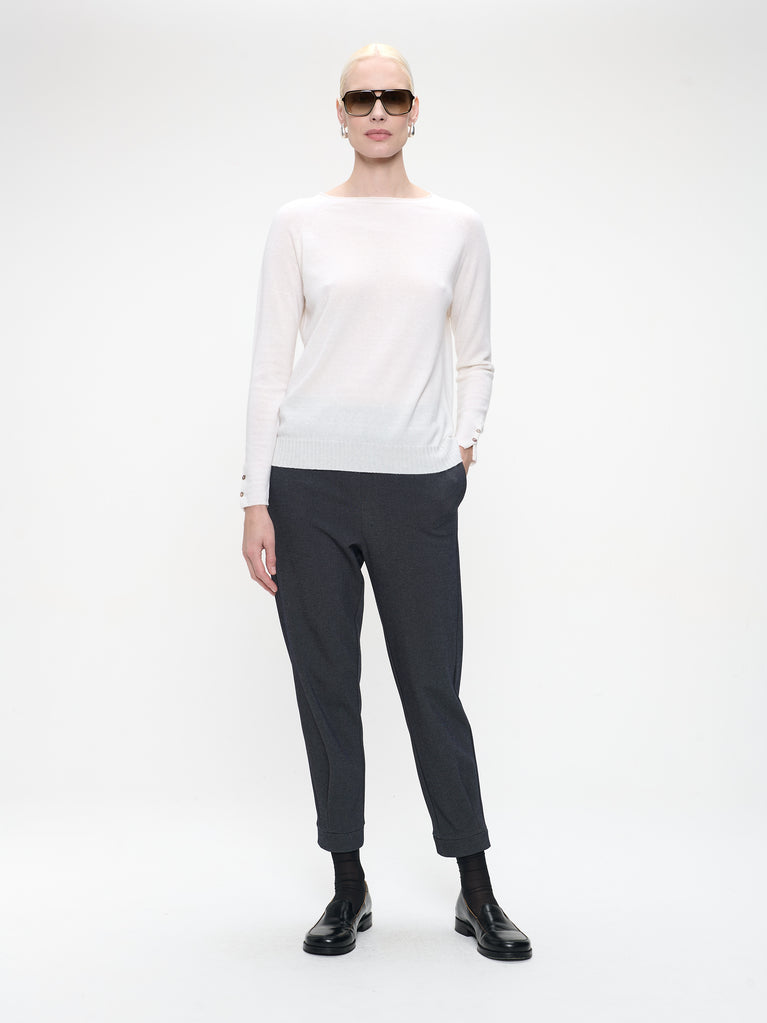 Pullover Cashmere blend 2480 | Ecru