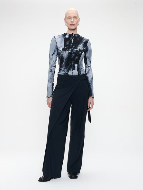 Janette allover print top | Allover