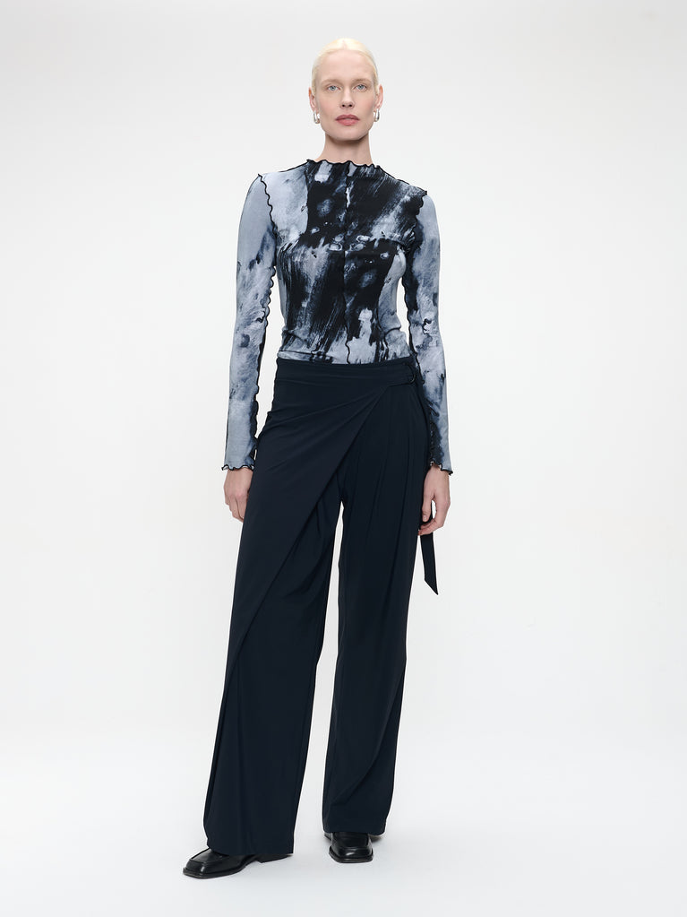 Janette allover print top | Allover