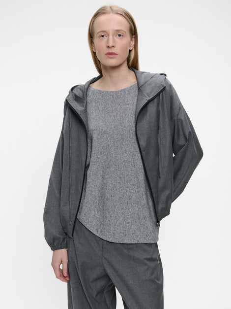 Misi viscose jacket | Dark Grey