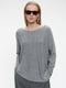 Pullover Cashmere blend 2482 | Dark Grey Melange