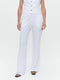 Carola structure technical jersey pants | White