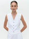 Kay vest technical jersey | White