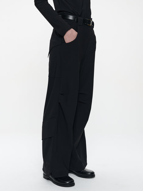 Lassy pants technical jersey | Black