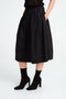 Timy poplin skirt | Black