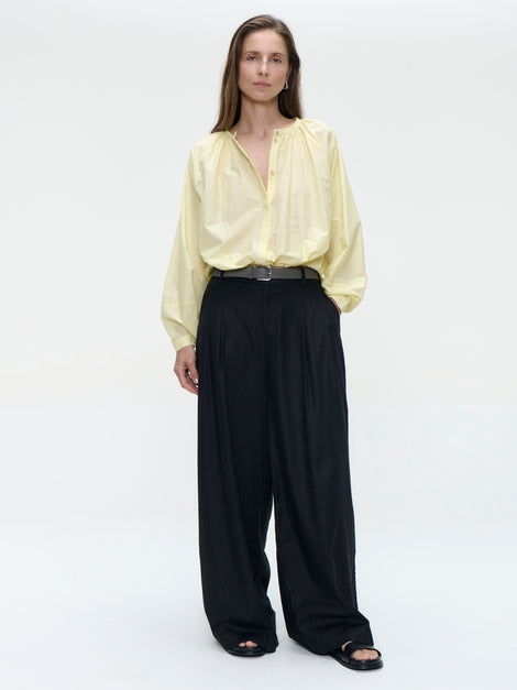 Kenta cotton blouse | Yellow