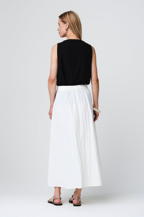 Haruna tafeta skirt | Off White