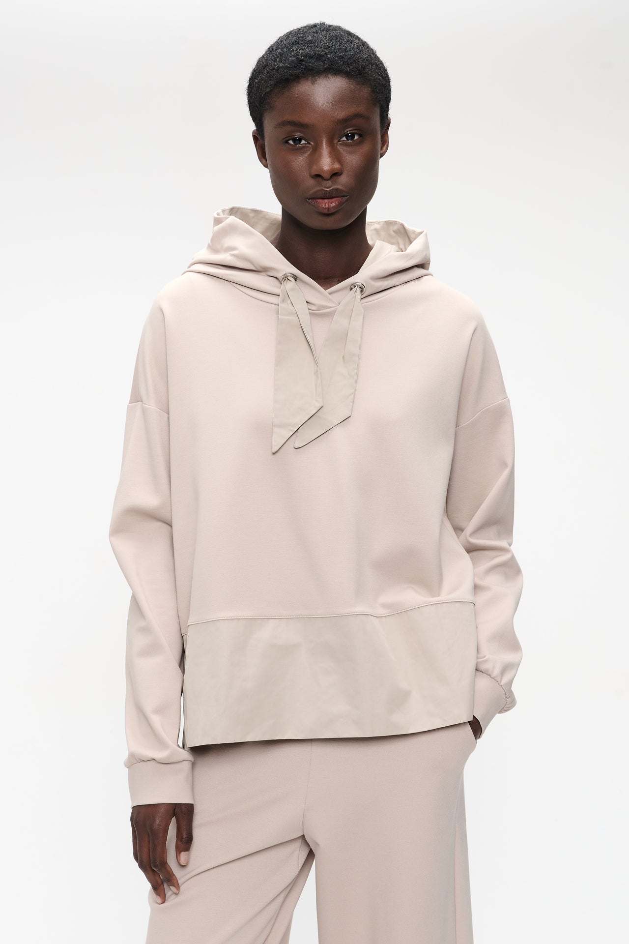 Demi mix blend Hoodie Demi mix blend Hoodie | Sand