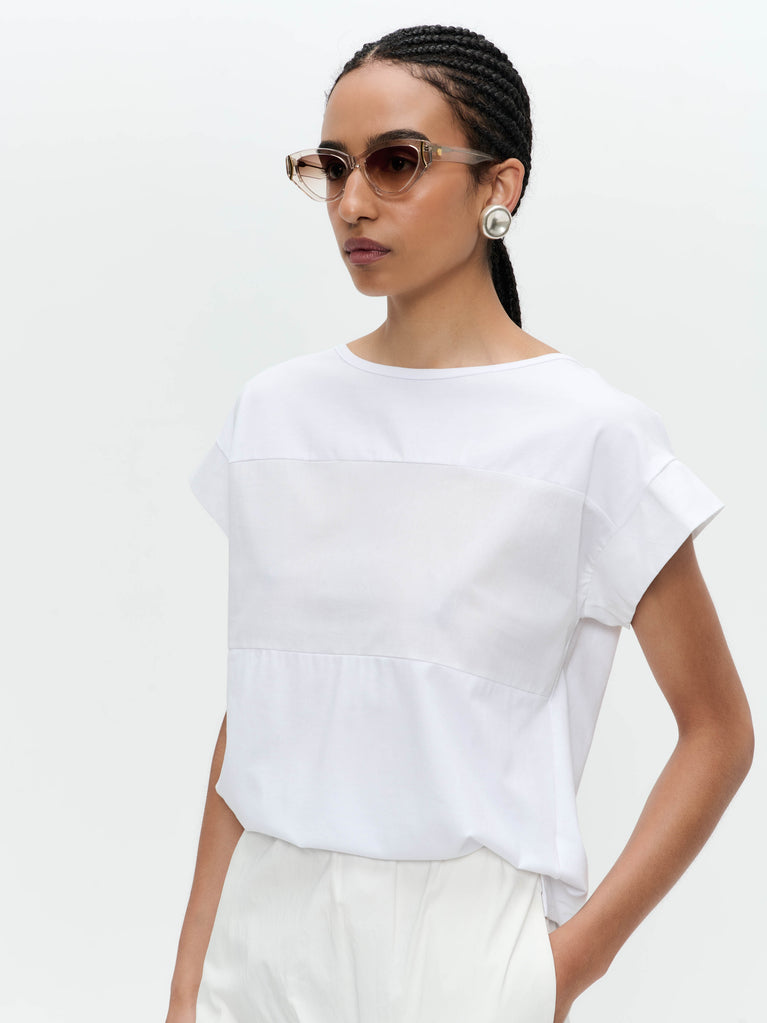 Cotton top T510 | White