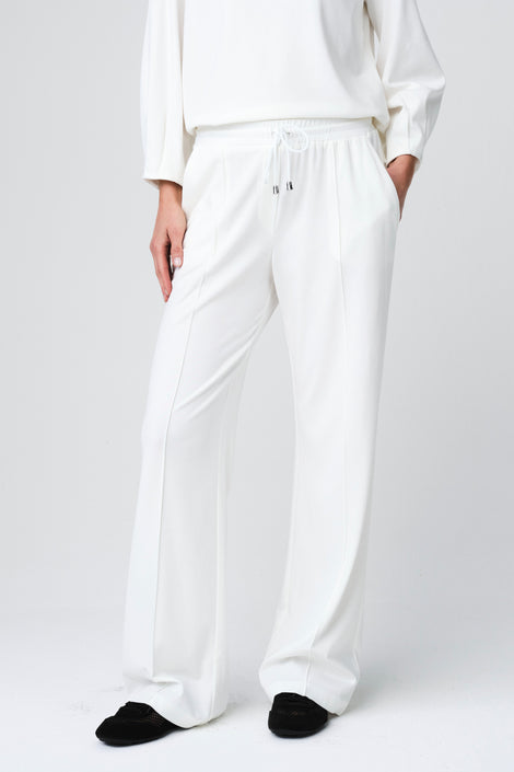 Elvio pants soft Punto Milano jersay | Panna