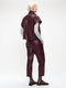 Daphne eco leather pants | Bordo