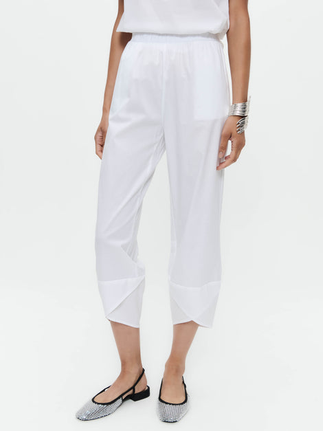 Cotton summer pants T549 | White