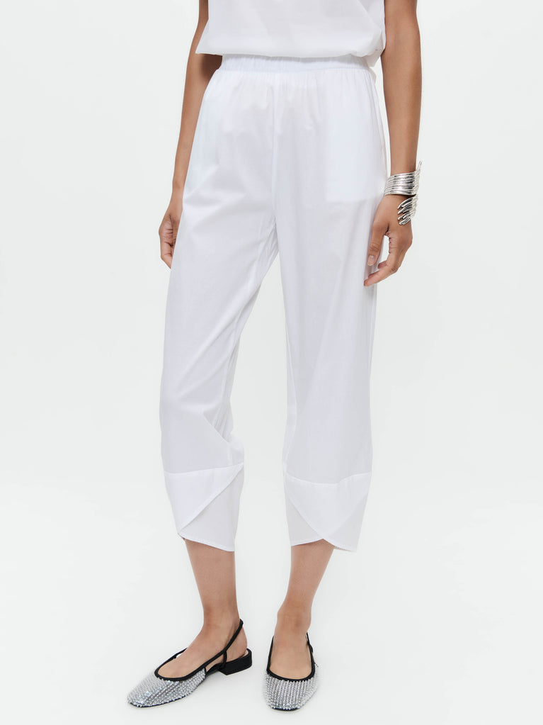 Cotton summer pants T549 | White