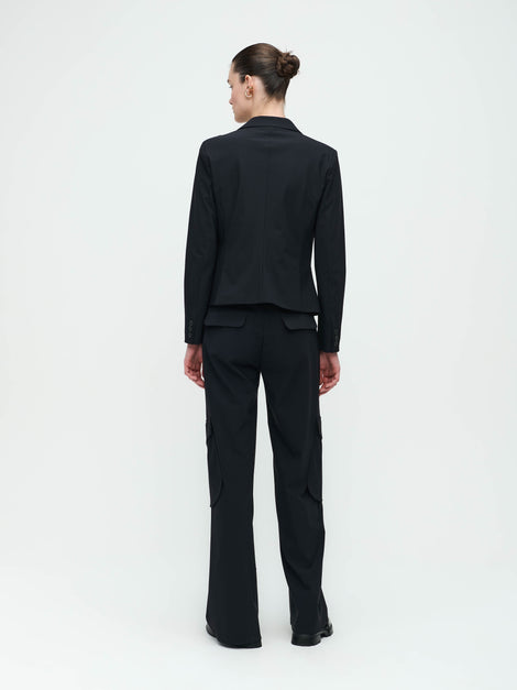 Venecia Blazer Technical Jersey | Black