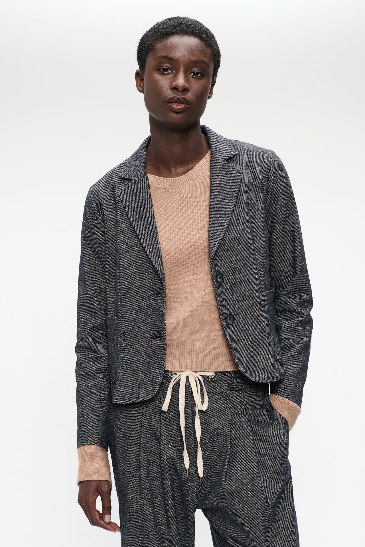 Blazer cotton mix Blazer cotton mix | Blue