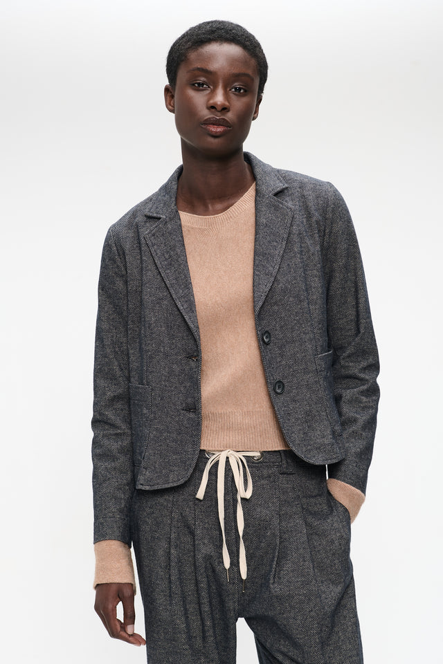 Blazer cotton mix Blazer cotton mix | Blue