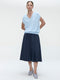 Rini poplin skirt | Dark Blue
