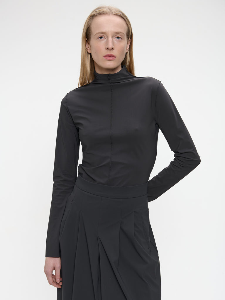 Zarra Top Technical Jersey | Grey