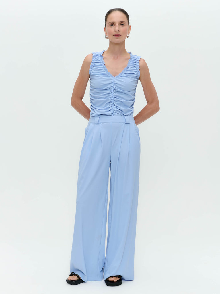 Thea pants technical jersey | Mid Blue