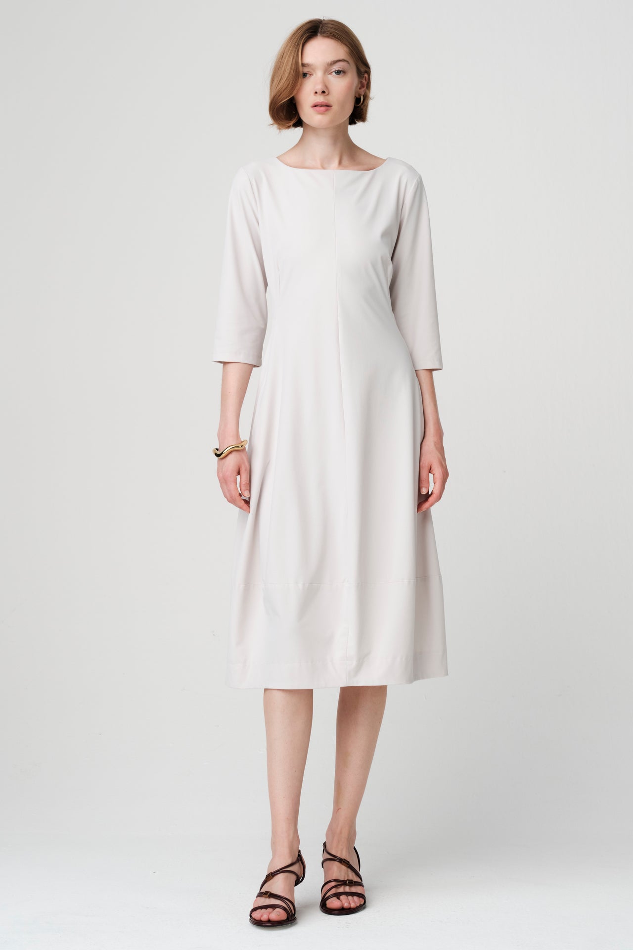 Asola structure tech jersey dress Asola structure tech jersey dress | Sand