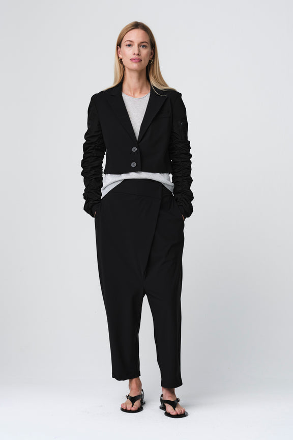 Savino pants technical jersey | Black