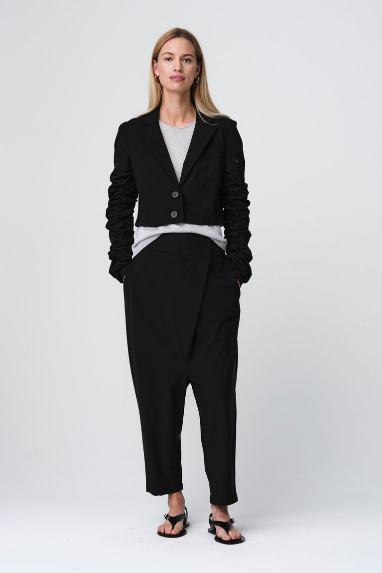 Savino pants technical jersey | Black