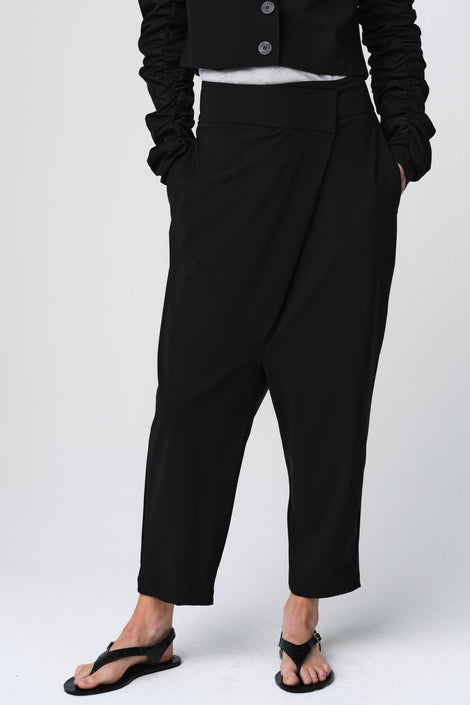 Savino pants technical jersey | Black