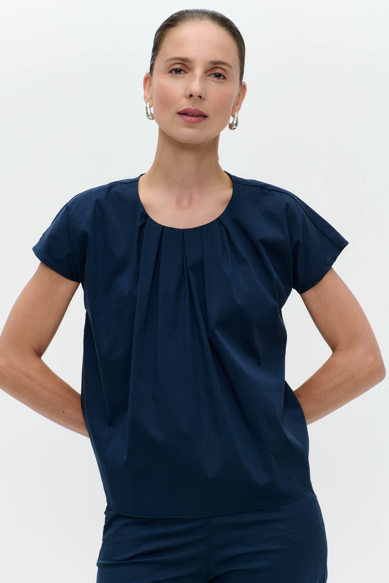 Papavero cotton top Papavero cotton top | Blue denim