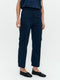Sesamo poplin pants | Blue denim