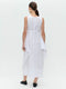 Poplin dress T747 | White